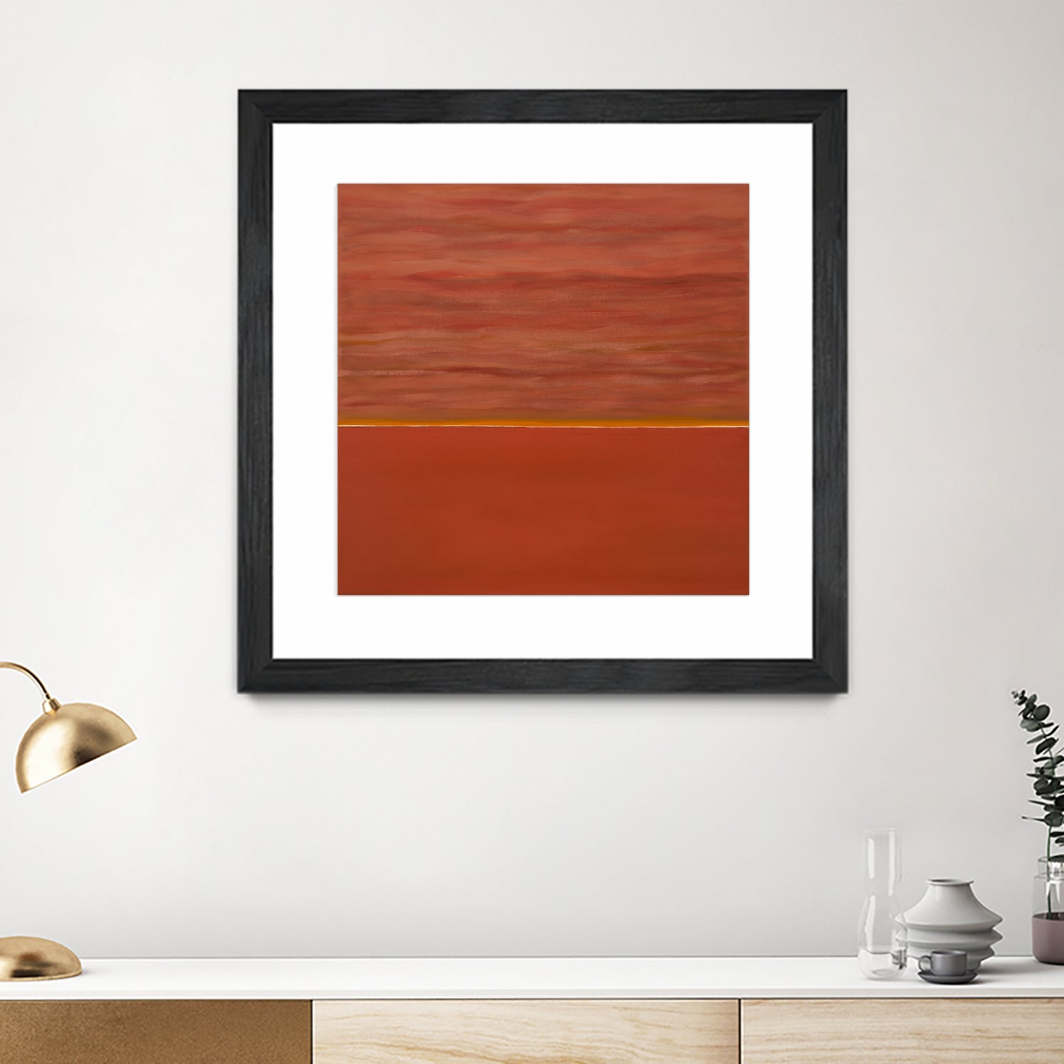 Hot abstract home by Diane Lambin on GIANT ART - orange abstract