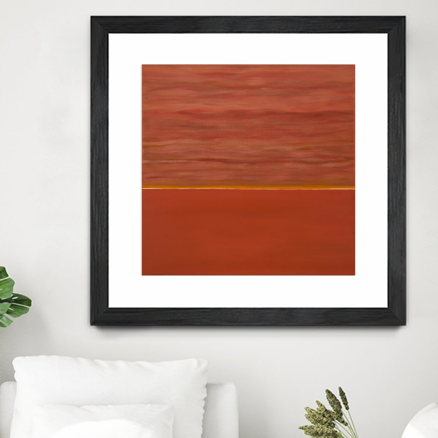 Hot abstract home by Diane Lambin on GIANT ART - orange abstract