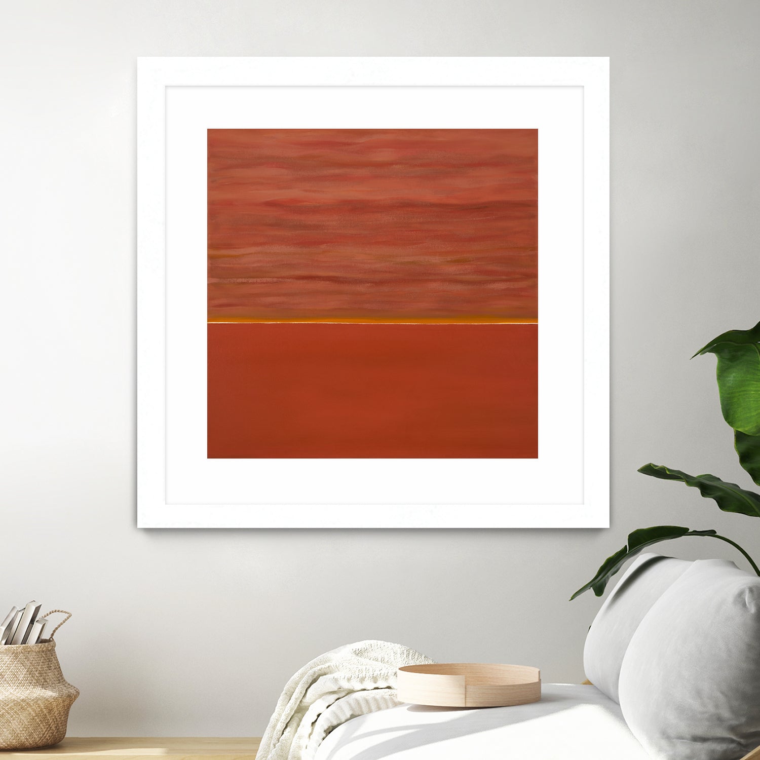 Hot abstract home by Diane Lambin on GIANT ART - orange abstract