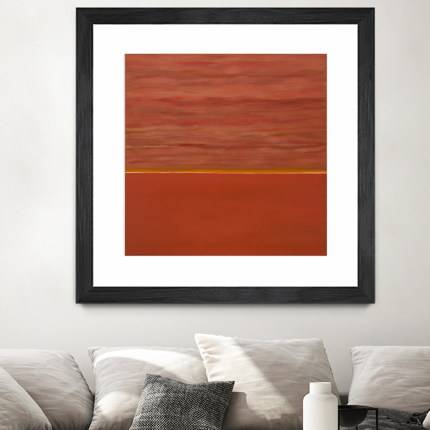 Hot abstract home by Diane Lambin on GIANT ART - orange abstract