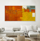 Hot Abstract Home by Diane Lambin on GIANT ART - orange abstract