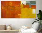 Hot Abstract Home by Diane Lambin on GIANT ART - orange abstract