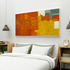 Hot Abstract Home by Diane Lambin on GIANT ART - orange abstract