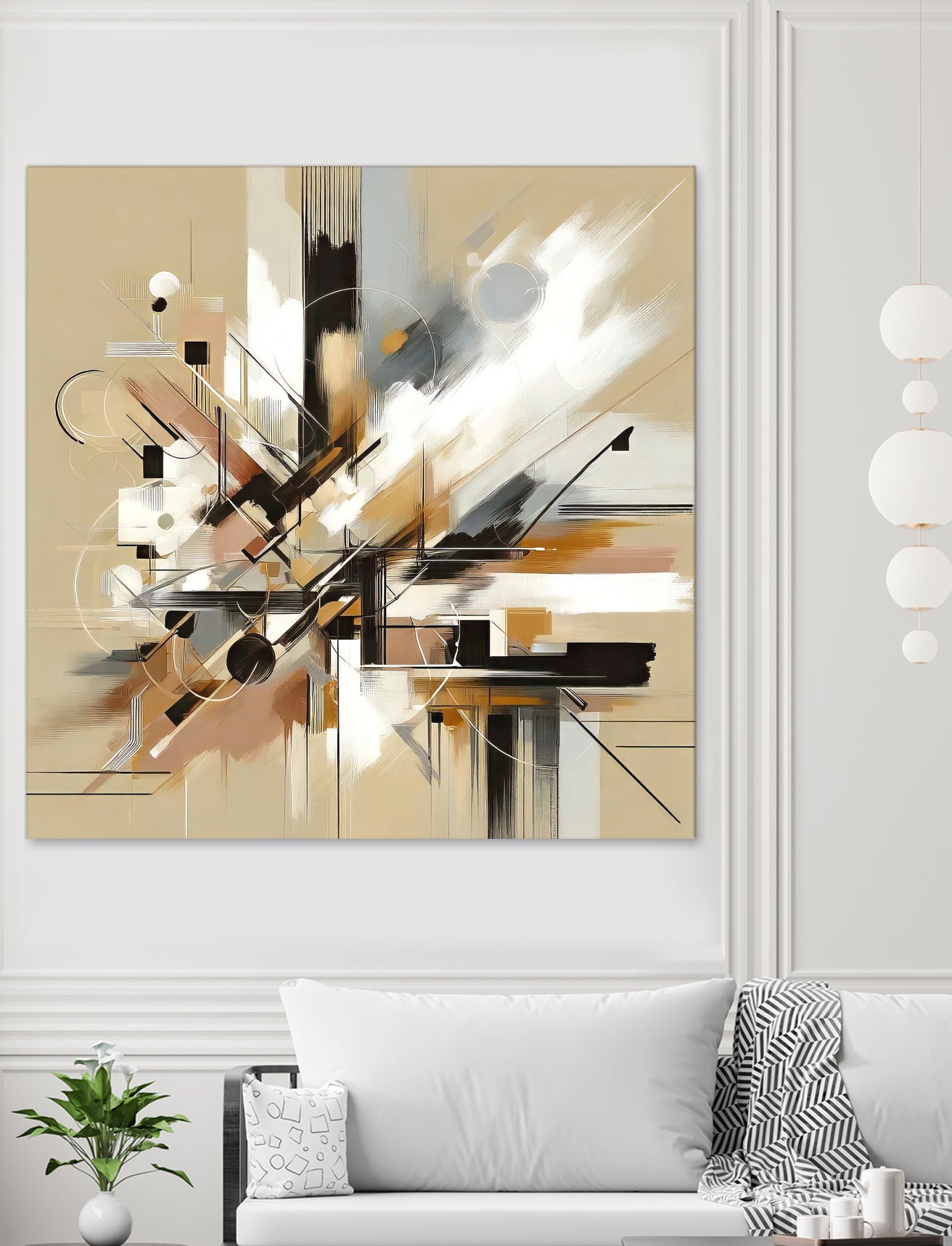 Chaotic Harmony by M Studio on GIANT ART - white