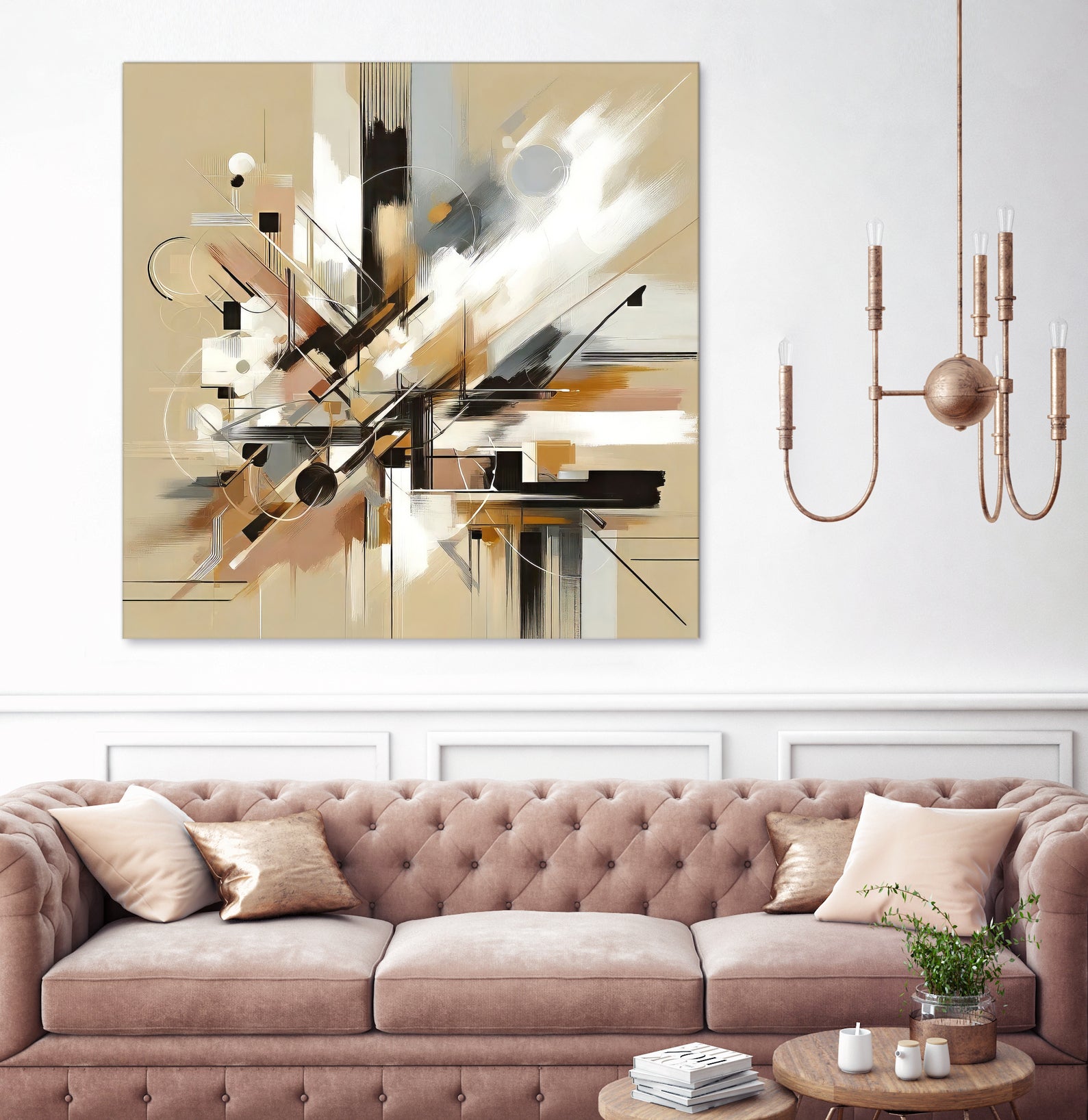 Chaotic Harmony by M Studio on GIANT ART - white