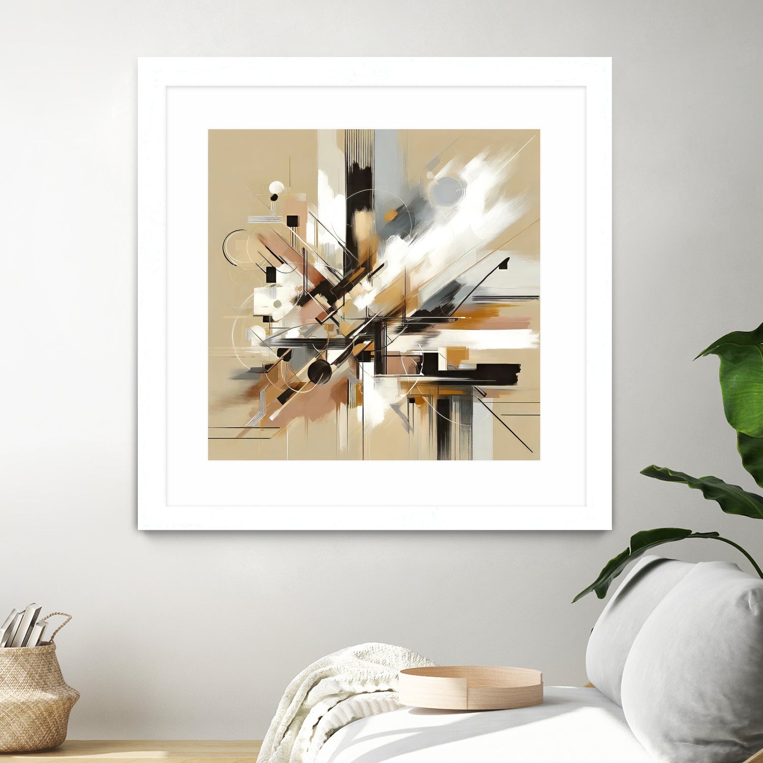 Chaotic Harmony by M Studio on GIANT ART - white