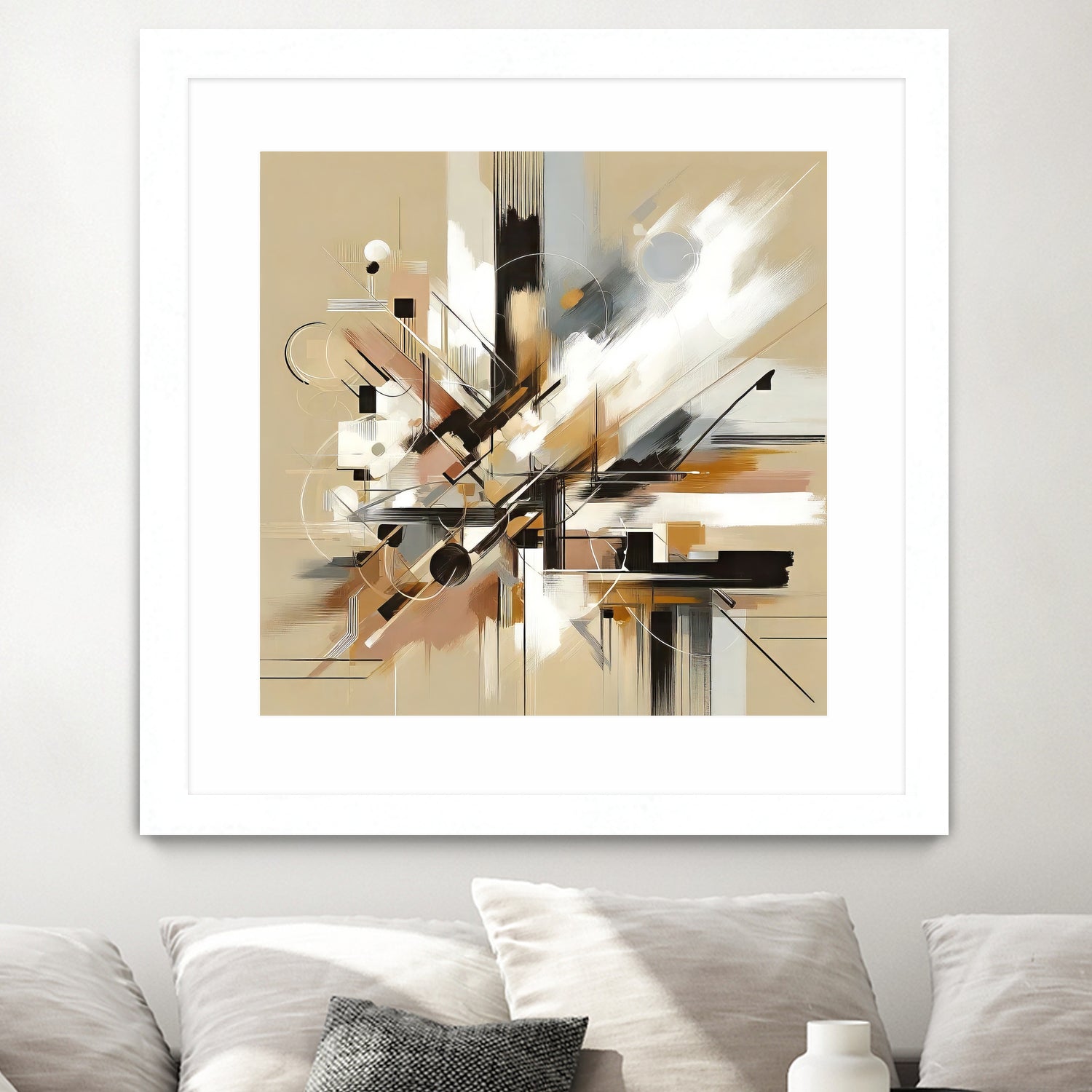 Chaotic Harmony by M Studio on GIANT ART - white