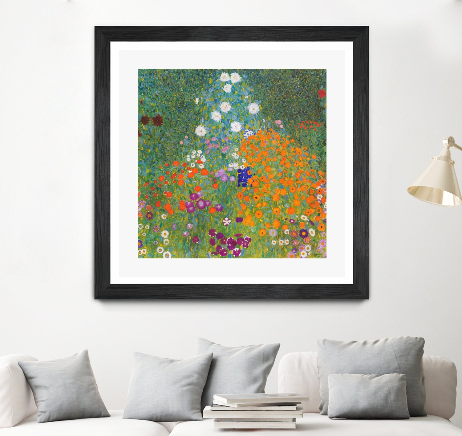 Bauerngaten Cottage Garden by Gustav Klimt on GIANT ART - green green