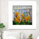 Victorian Greenhouse by Matthew Holden Bates on GIANT ART - white botanical