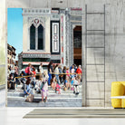 Sitting on the Steps of the Duomo by Matthew Holden Bates on GIANT ART - blue landscape