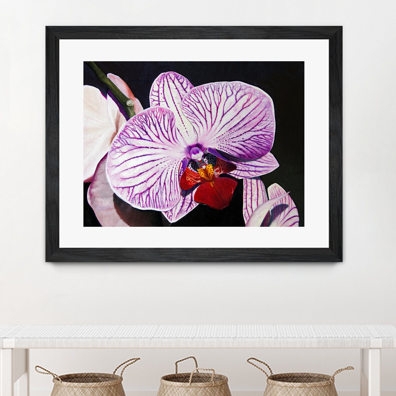 Purple Orchids by Matthew Holden Bates on GIANT ART - purple botanical