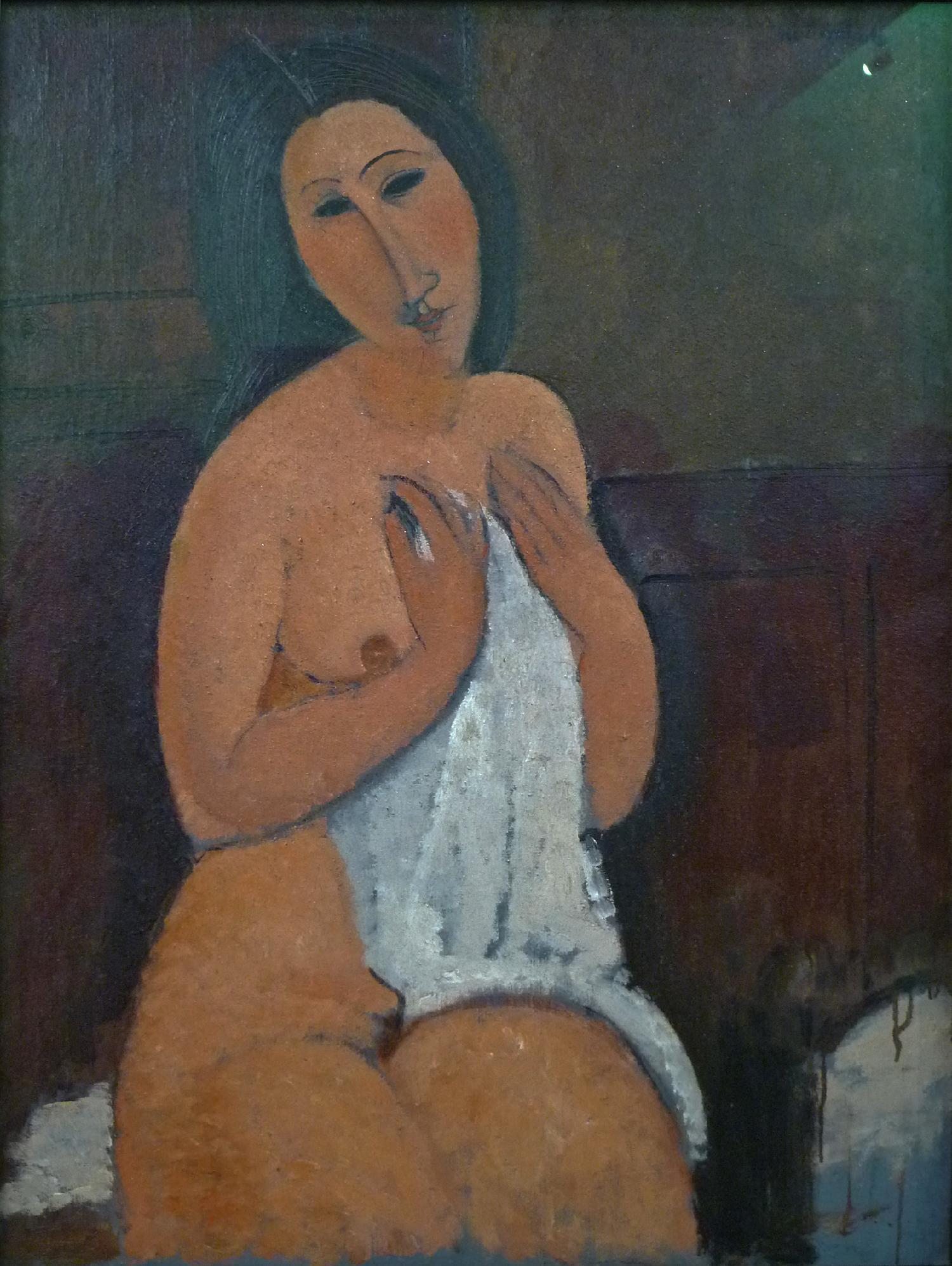 Nu assis, 1917 by Amadeo Modigliani on GIANT ART - museums