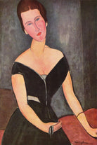 Portrait of Madame Georges Van Muyden by Amedeo Modigliani on GIANT ART - museums