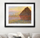 Grainstack (Sunset) by Claude Monet on GIANT ART - museums