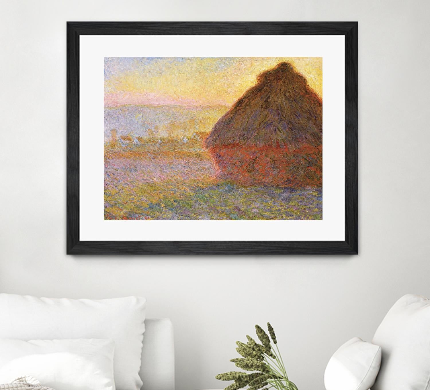 Grainstack (Sunset) by Claude Monet on GIANT ART - museums