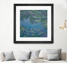 Water Lilies, 1906 by Claude Monet  on GIANT ART - blue botanical