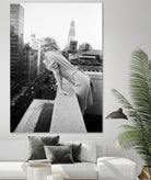 Marilyn on balcony  by M studio on GIANT ART - black and white photography