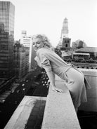 Marilyn on balcony  by M studio on GIANT ART - black and white photography