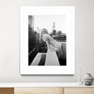 Marilyn on balcony  by M studio on GIANT ART - black and white photography