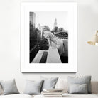 Marilyn on balcony  by M studio on GIANT ART - black and white photography