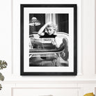 Reading  by M Studio on GIANT ART - black and white photogrpahy marilyn monroe