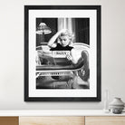 Reading  by M Studio on GIANT ART - black and white photogrpahy marilyn monroe