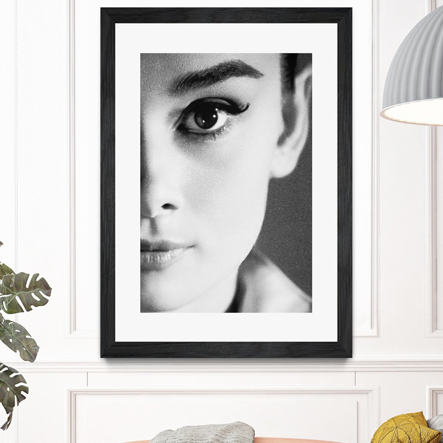 Audrey Hepburn by M Studio on GIANT ART - black and white photography 