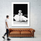 Marilyn Monroe balerina by M Studio on GIANT ART - black and white photography