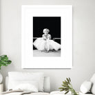 Marilyn Monroe balerina by M Studio on GIANT ART - black and white photography