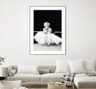 Marilyn Monroe balerina by M Studio on GIANT ART - black and white photography