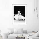 Marilyn Monroe balerina by M Studio on GIANT ART - black and white photography