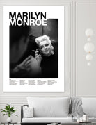 Marilyn Monroe  by M Studio on GIANT ART - black and white photography