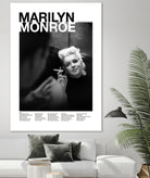 Marilyn Monroe  by M Studio on GIANT ART - black and white photography