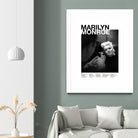 Marilyn Monroe  by M Studio on GIANT ART - black and white photography