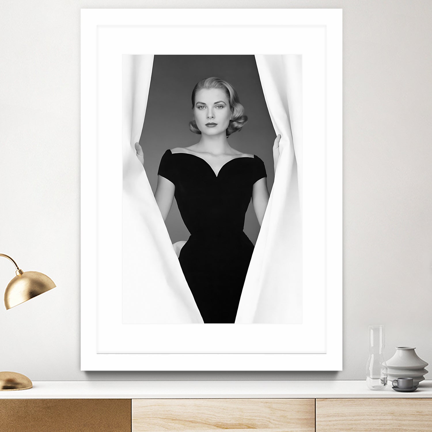 Grace Kelly  by M Studio on GIANT ART - black and white  photographie actress