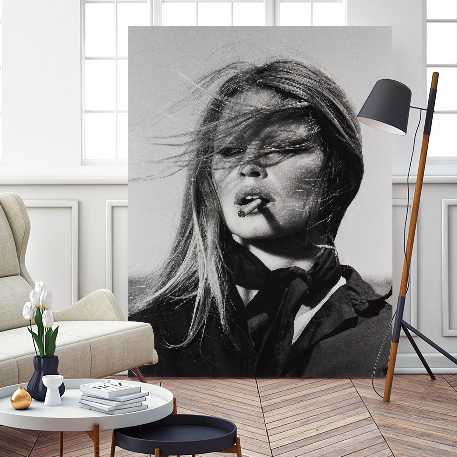 Brigitte Bardot by M Studio on GIANT ART - black and white black and white bardot