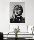 Brigitte Bardot by M Studio on GIANT ART - black and white black and white bardot