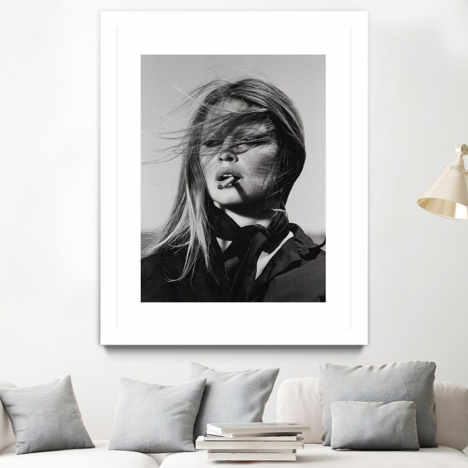 Brigitte Bardot by M Studio on GIANT ART - black and white black and white bardot