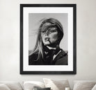 Brigitte Bardot by M Studio on GIANT ART - black and white black and white bardot