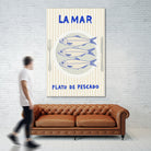 la Mar by M Studio on GIANT ART - blue figurative kitchen