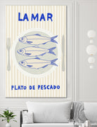 la Mar by M Studio on GIANT ART - blue figurative kitchen