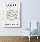la Mar by M Studio on GIANT ART - blue figurative kitchen