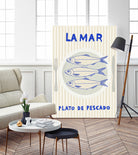 la Mar by M Studio on GIANT ART - blue figurative kitchen