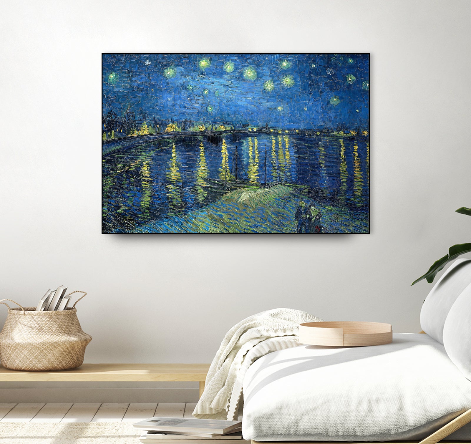 Starry Night Over the Rhône by Vincent van Gogh on GIANT ART - masters masters