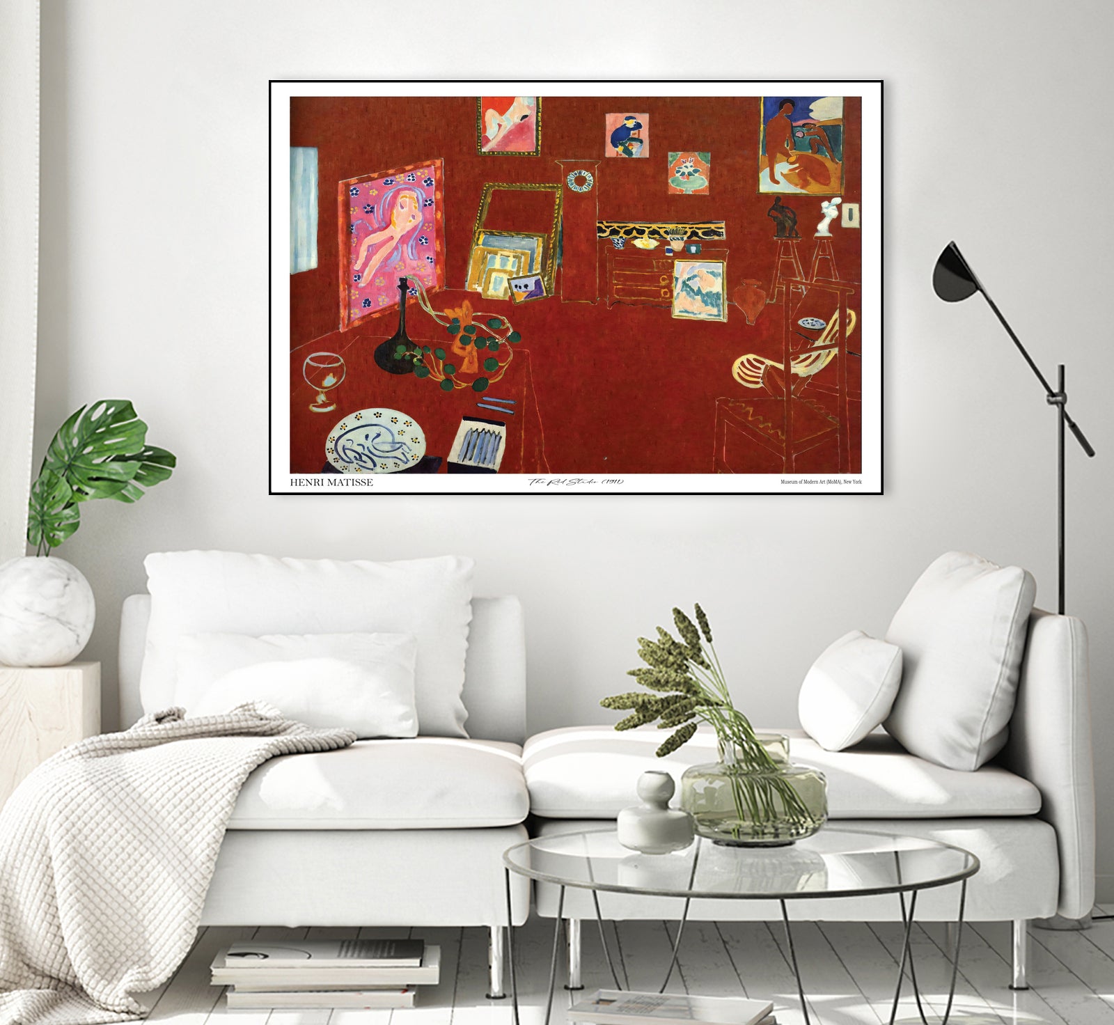 The Red studio by Henri Matisse on GIANT ART - museums