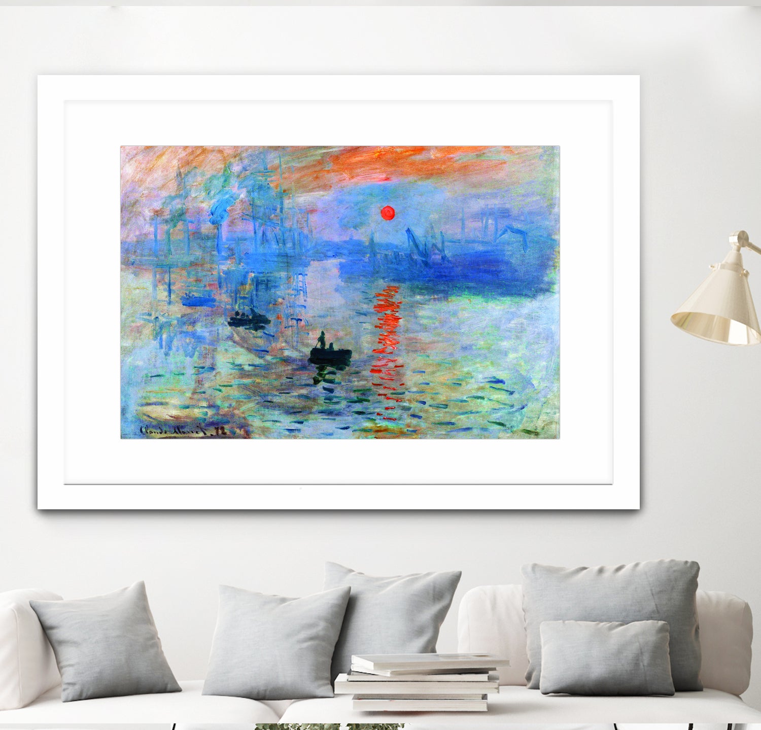 Sunrise 1872 by Monet on GIANT ART - museums