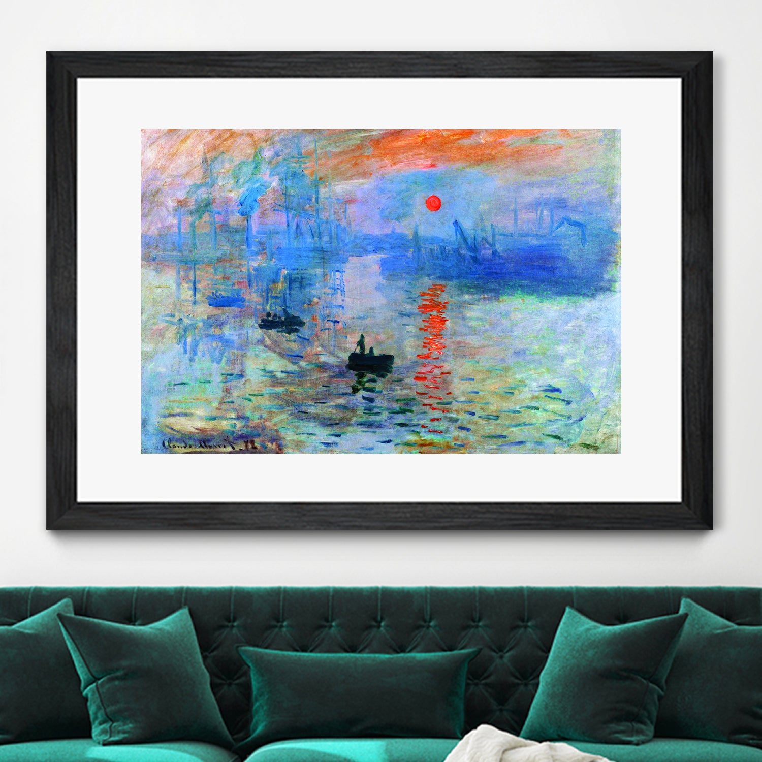 Sunrise 1872 by Monet on GIANT ART - museums
