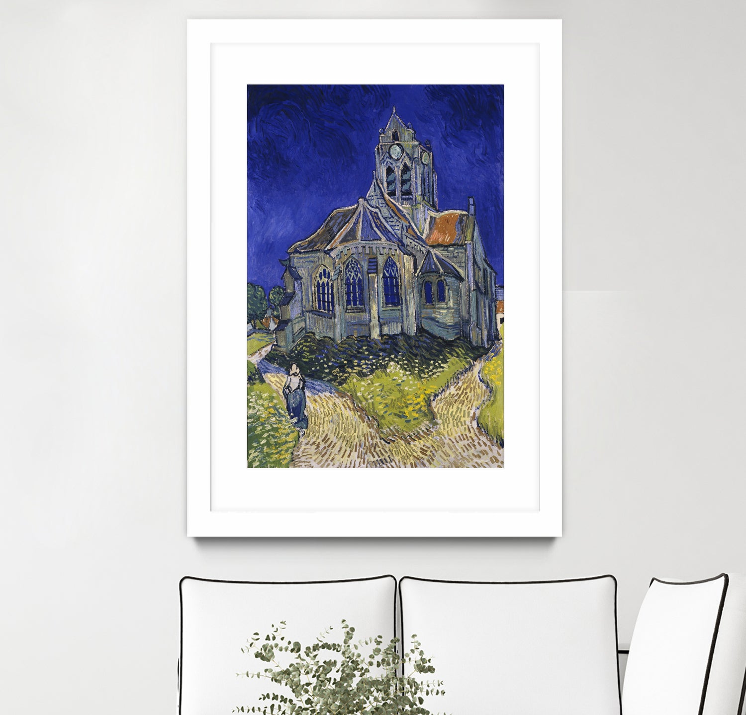 The Church in Auvers-sur-Oise by Vincent van Gogh on GIANT ART - museums