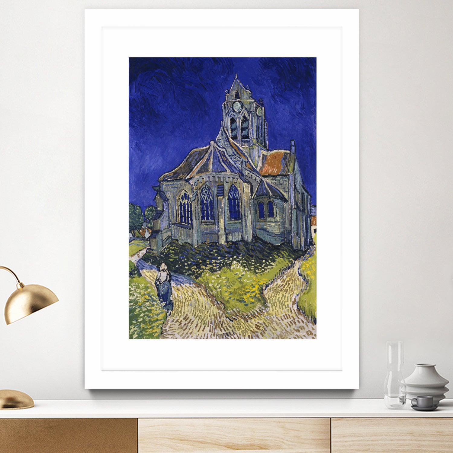 The Church in Auvers-sur-Oise by Vincent van Gogh on GIANT ART - museums