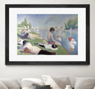 Baigneurs a Asnieres by Georges Seurat on GIANT ART - landscapes